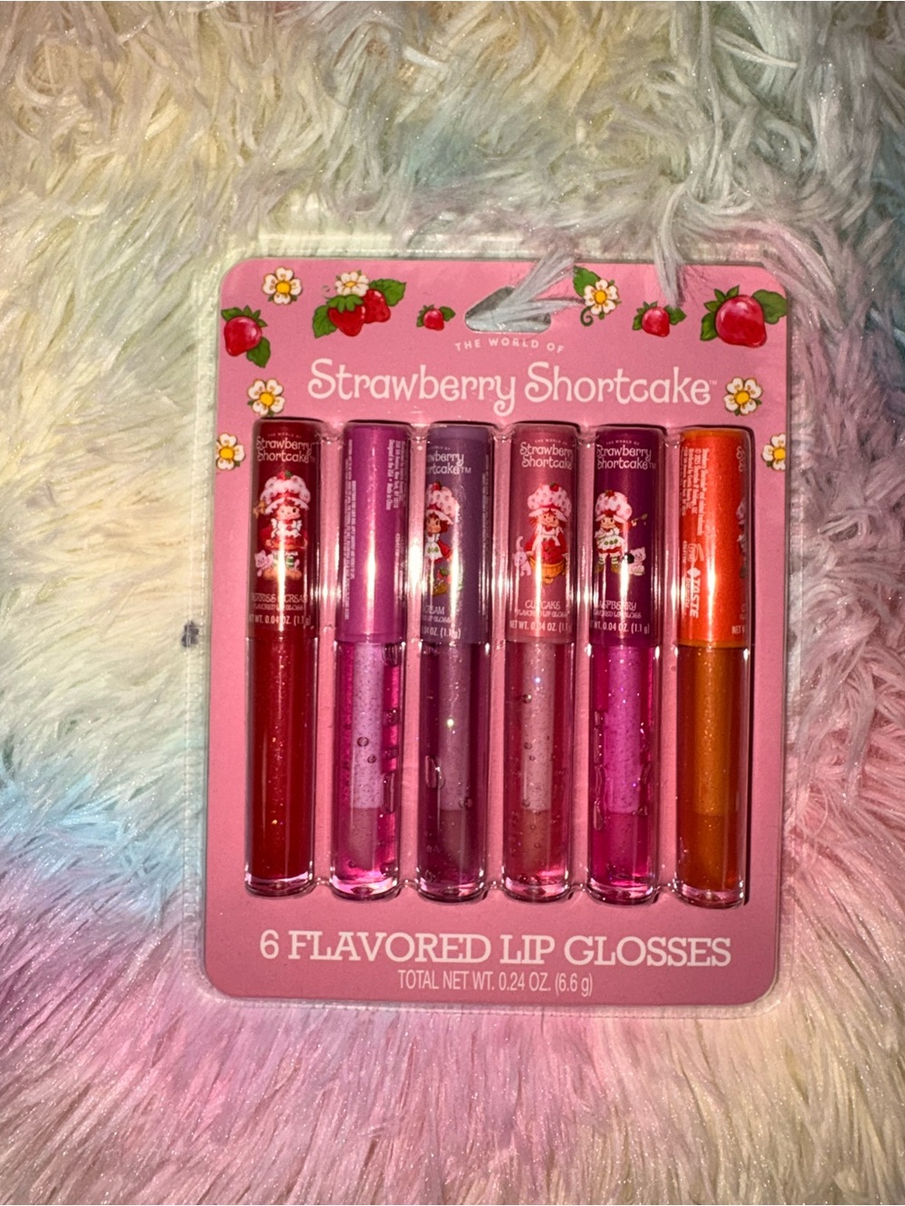 Strawberry Shortcake 6-Pack Flavored Lip Glosses - Pink